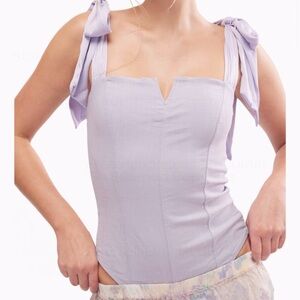 Free people Lavender One-Piece body suit